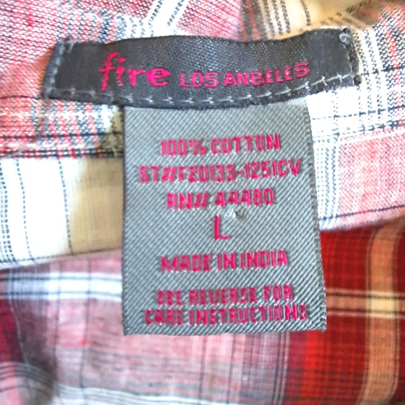 Fire Los Angeles Tunic Top/Dress Size Large - Picture 8 of 10